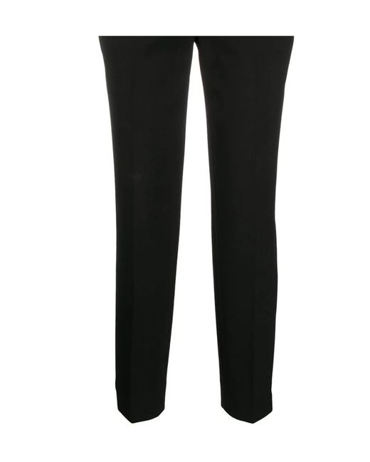 PT01 Black Slim-Fit Tailored Trousers
