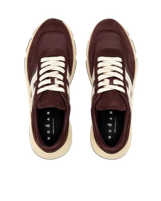 Hogan Brown Hyperlight Sneakers for men