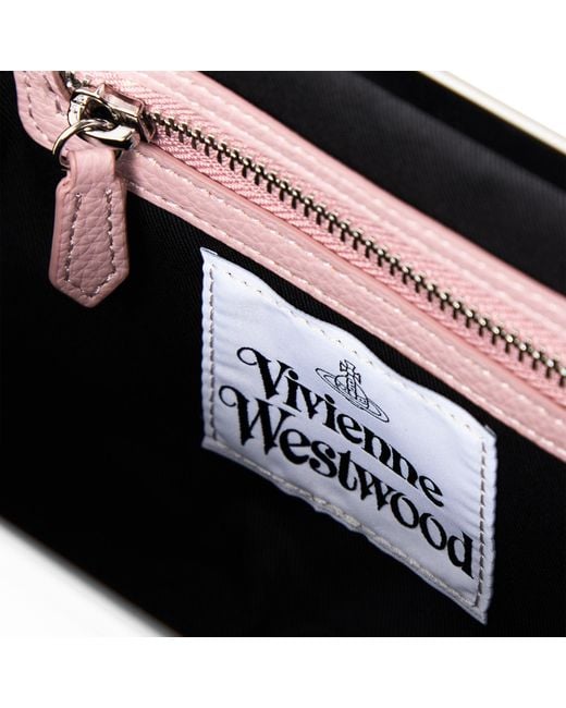 Vivienne Westwood Pink Solid-Color Clutch Bag