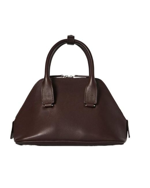 The Row Brown Mini Devon Tote Bag