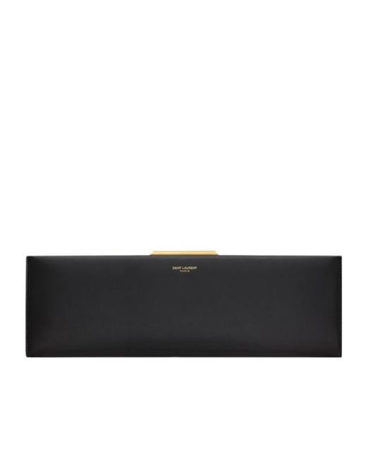 Saint Laurent Black Midnight Large Clutch Bag
