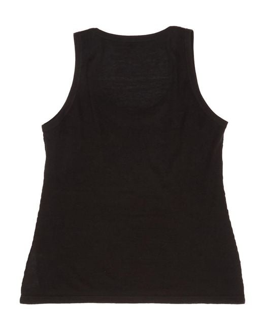 The Row Black Sleeveless Vest