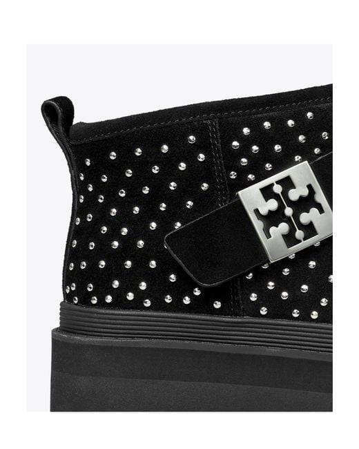 Tory Burch Black Mellow Platform Boots