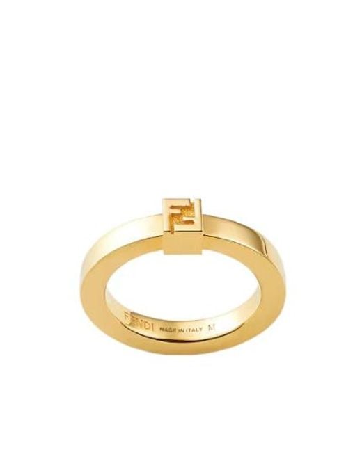 Fendi Metallic Forever Ring