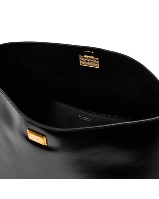 Dolce & Gabbana Black Simple Single-Shoulder Bag