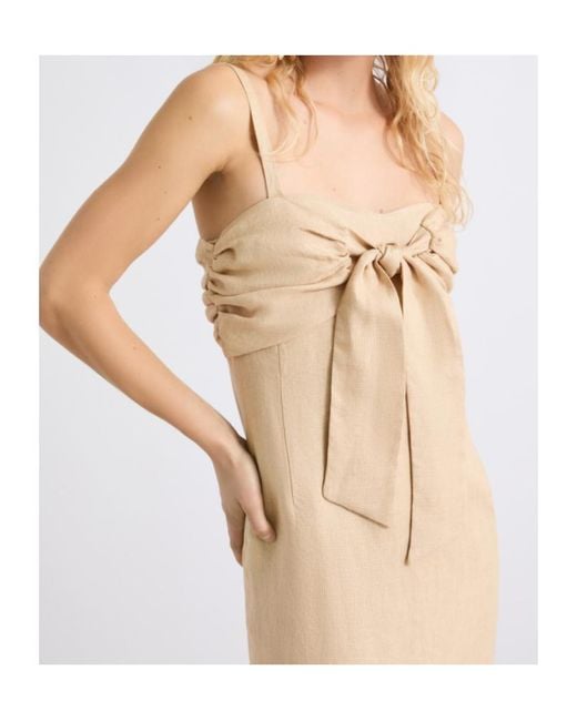 Marella Natural Pure Linen Sheath Dress