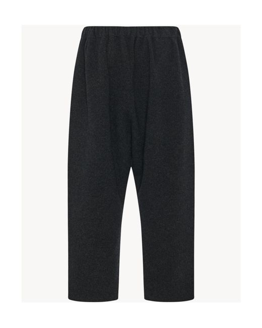 The Row Black Herea Cashmere Pants