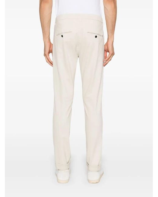 Dondup White Gaubert Tailored Pants for men