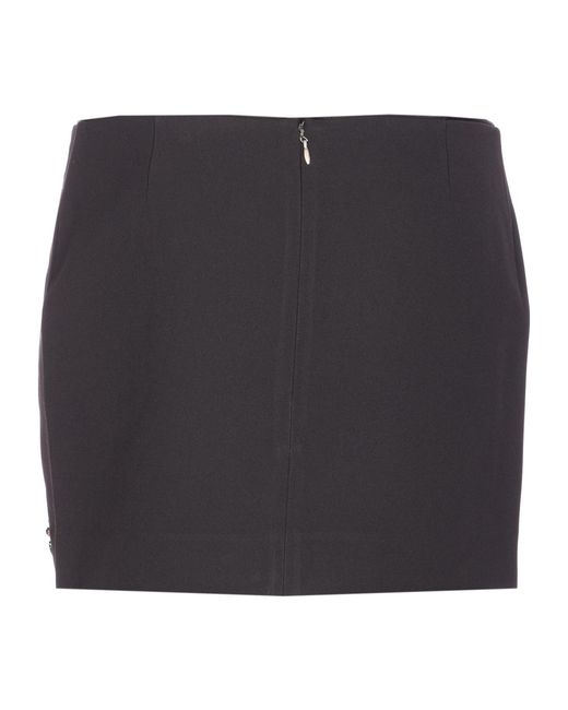 Liu Jo Black Embellished Mini Skirt