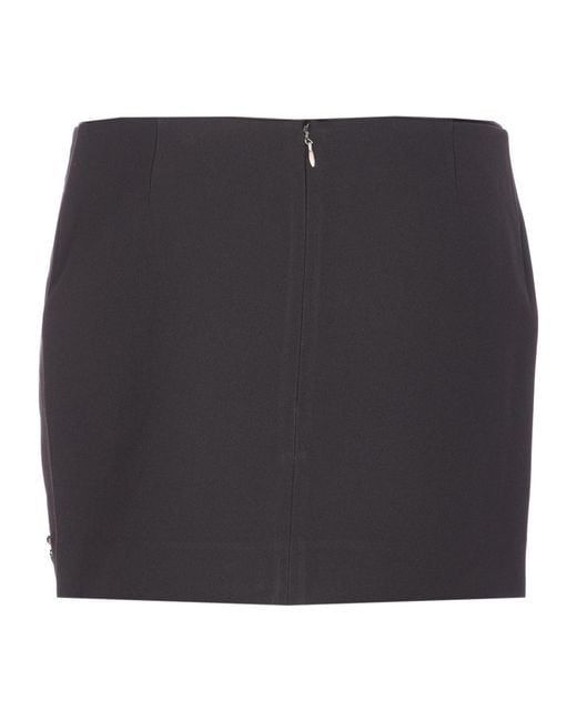 Liu Jo Black Embellished Mini Skirt