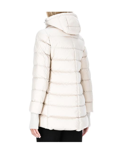 Herno Natural Zip-Fastening Padded Coat