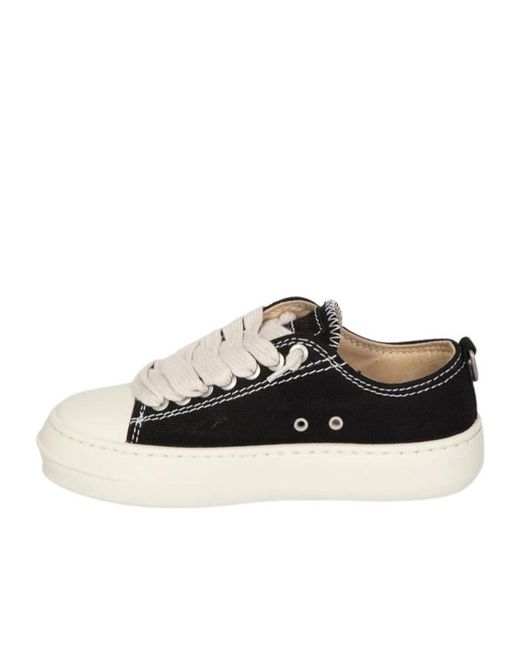 Represent Black Rep-Cap Low-Top Sneakers for men