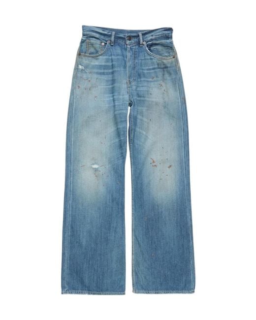 Acne Blue 2021F Regular Fit Jeans