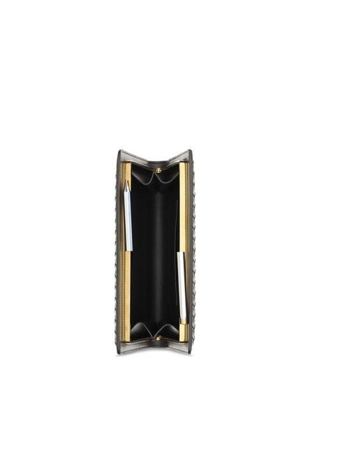 Bottega Veneta Gray Agenda Clutch