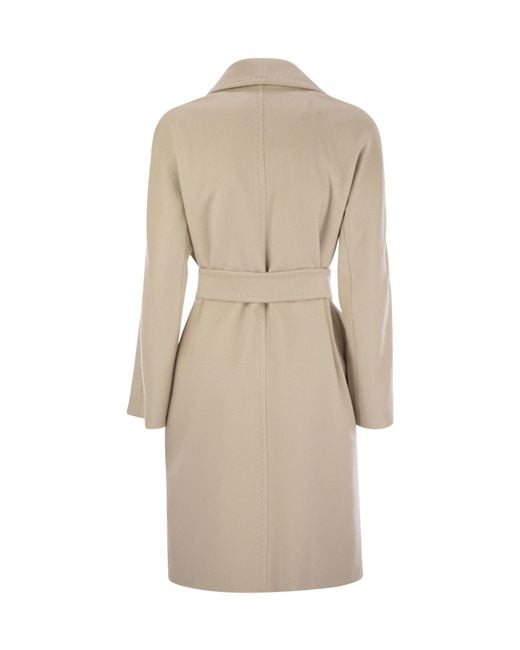 Max Mara Natural Studio Double-Breasted Belted Coat