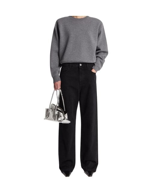 Rohe Gray Wide-Leg Jeans
