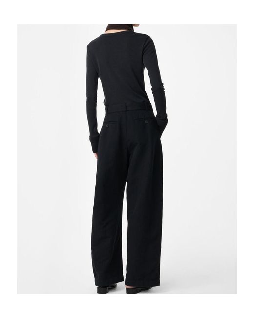 Studio Nicholson Black Roane Butoned Top