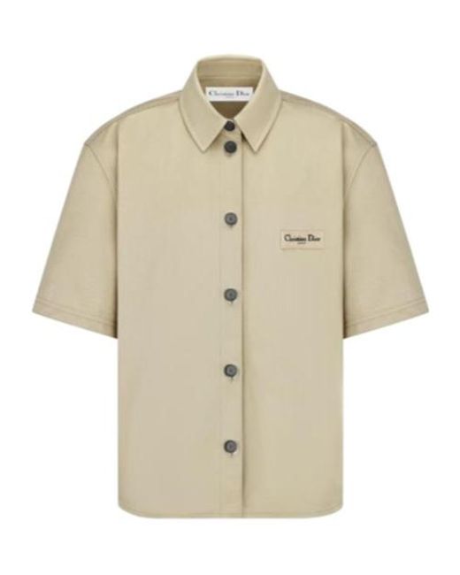 Dior Natural Iviera Short-Sleeved Jacket