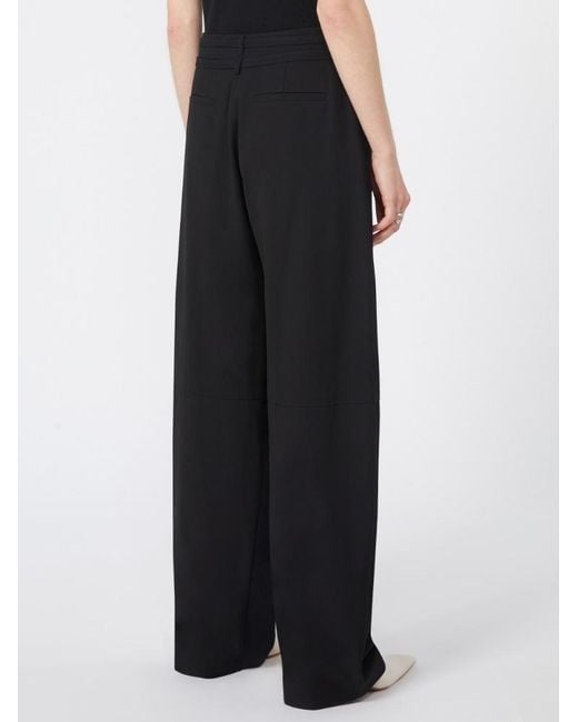 Sportmax Black Sospiro Tapered Pants
