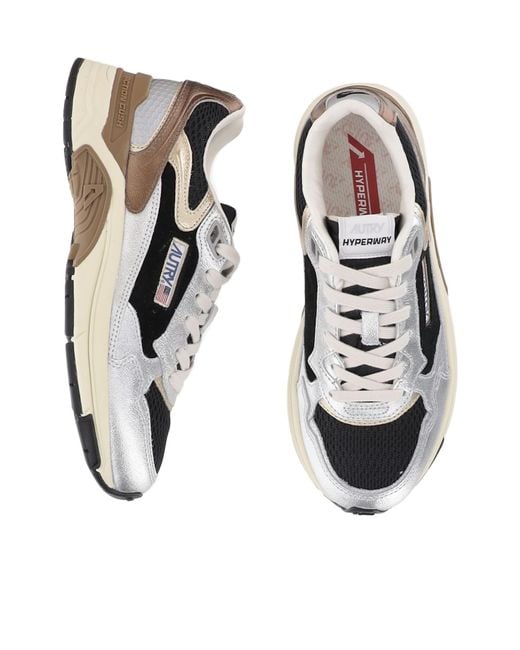 Autry Multicolor Hyperway Mesh-Panel Sneakers
