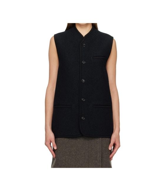 Rier Blue Walker Wool Vest for men