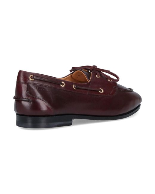 Bally Brown Pathy Lace-Up Derby Shoes for men