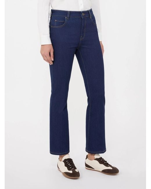 Weekend by Maxmara Blue Five-Pocket Stretch Denim Jeans