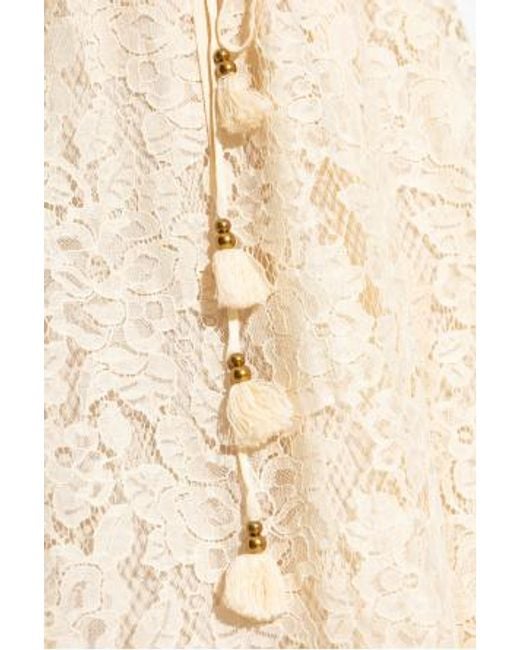 Zimmermann Natural Long Sleeve Dress