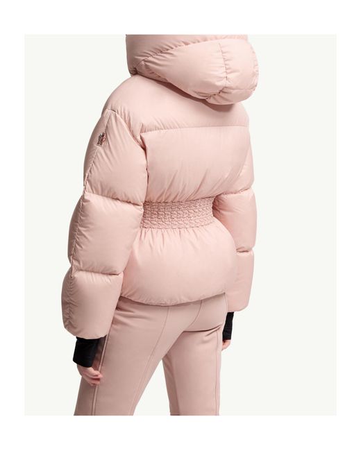 Moncler Pink Wollemi Hooded Down Ski Jacket