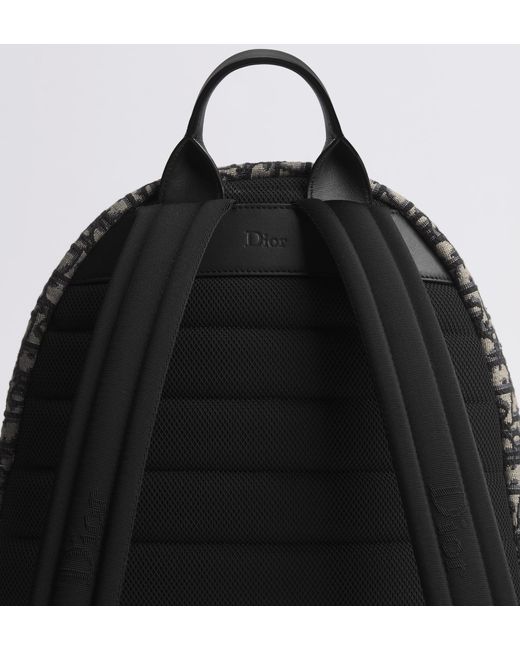 Dior Gray Zippered Backpack for men