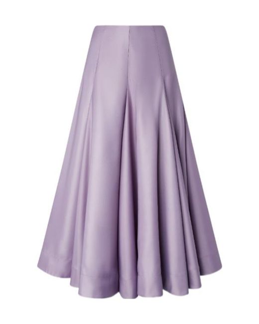 Pinko Purple Midi Skirts