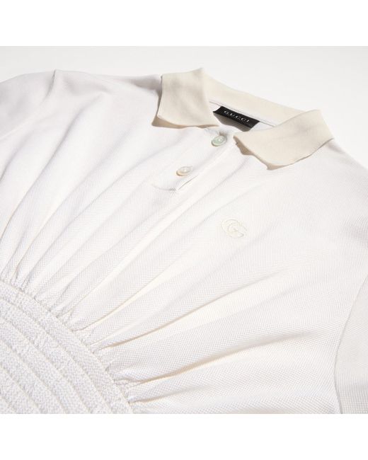 Gucci White Striped T-Shirt