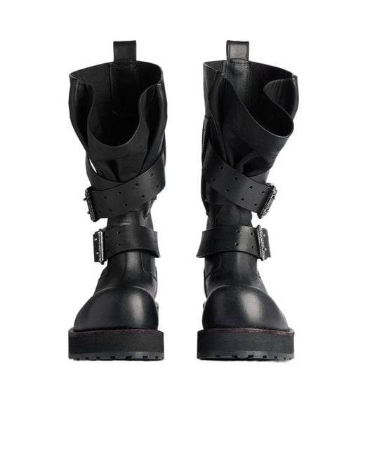 Balenciaga Black Venom High Boots for men