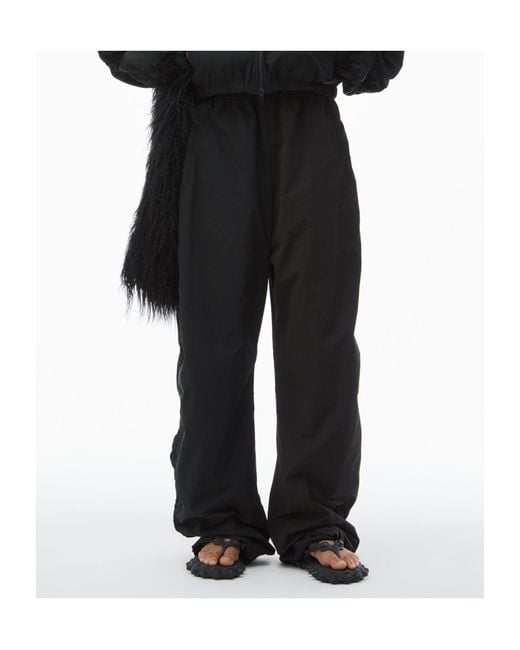 Alexander Wang Blue Ruched Track Pants