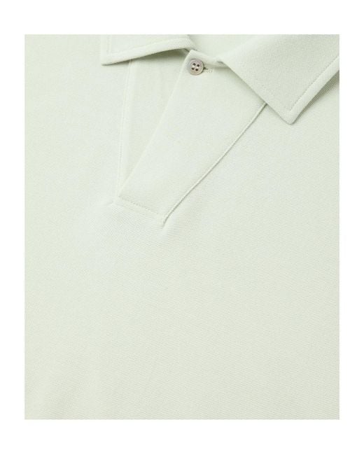 Loro Piana White Pietro Polo Shirt for men
