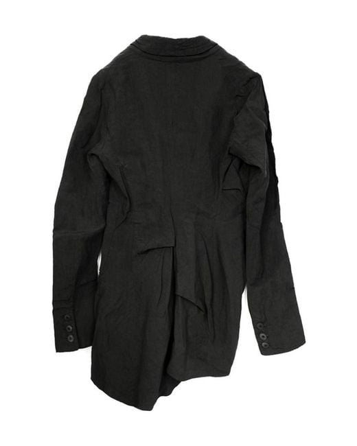 Marc Le Bihan Black Long-Sleeved Casual Jacket