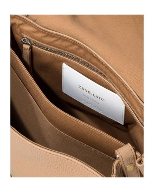 Zanellato Metallic Postina Baby Crossbody Bag