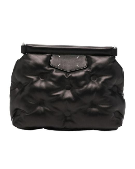 Maison Margiela Black Glam Slam Clutch Bag