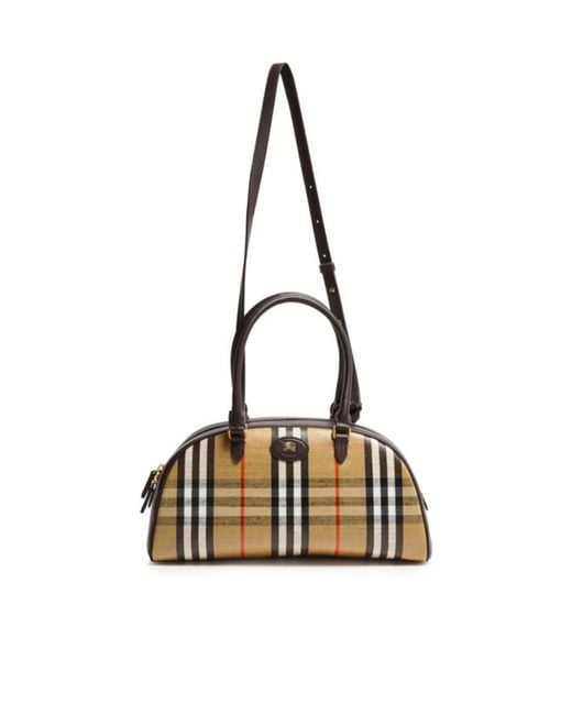 Burberry Natural Highlands Bowling Bag