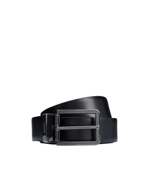 Boss Black Double-Sided Belt for men