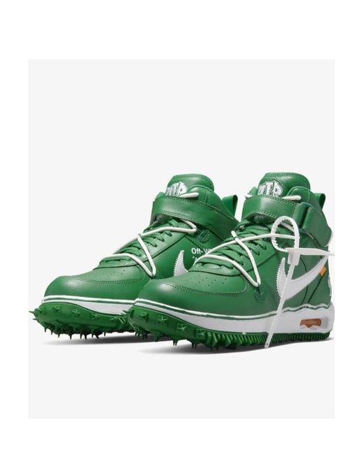 Nike Green Round Head Lace High-Top Skate Shoes for men