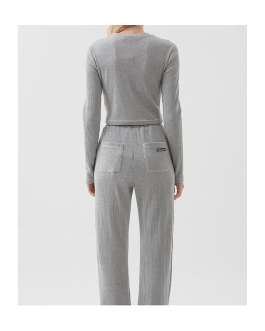 Marissa Chiara Gray Long-Sleeved T-Shirt