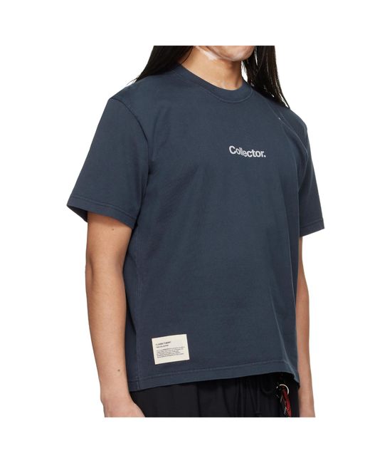 Song For The Mute Blue X Birkenstock Logo-Print Crew-Neck T-Shirt for men
