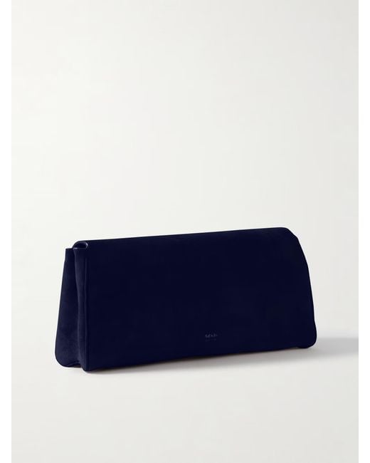 Khaite Blue Audrey Clutch Bag