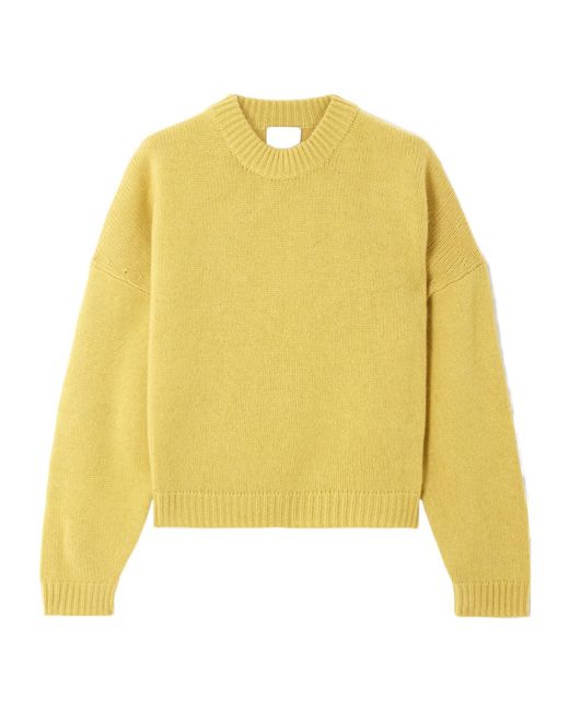 LeKasha Yellow Anong Organic Cashmere Sweater