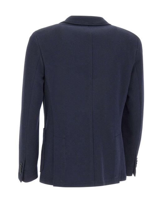 Manuel Ritz Blue Sempre Blazer Jacket for men