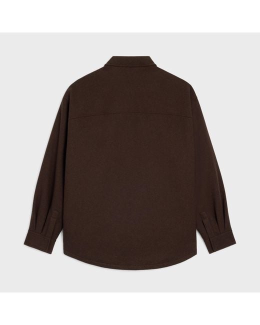 Céline Brown Overshirt for men