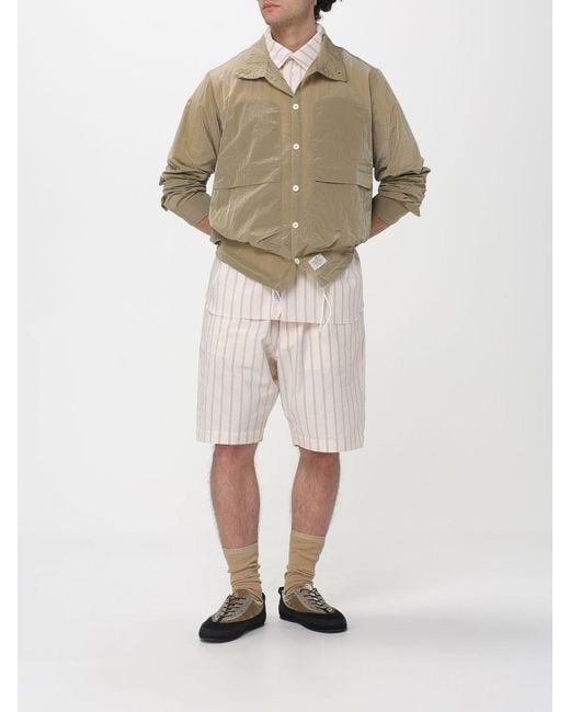 RANRA White Striped Shorts for men
