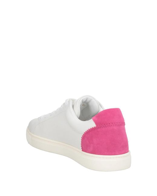 Dolce & Gabbana Pink Low-Top Trainers