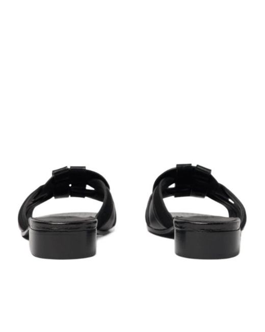 Scarosso Black Anna Sandals